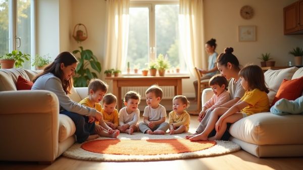 Crèche familiale : une solution de garde surprenante qui allie confort et sociabilité