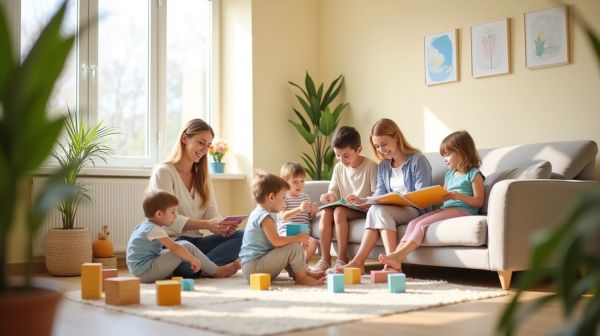 Crèche familiale : une solution de garde surprenante qui allie confort et sociabilité